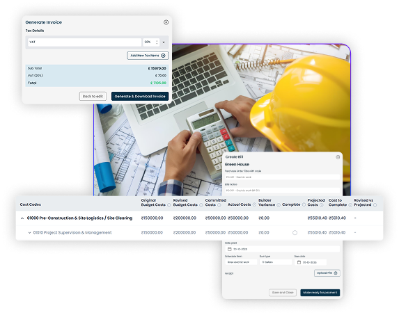 Construction cost and job costing - Zenera