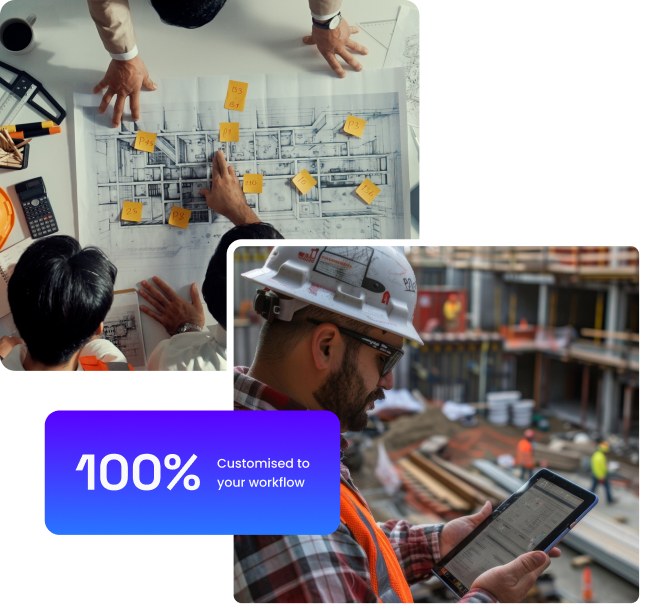 General contractors managing large scale projects with software